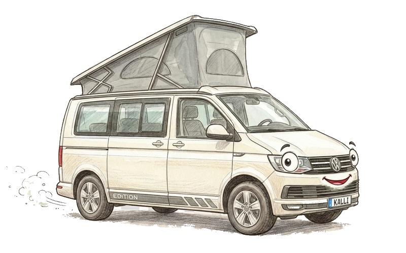 Kalli, der VW-Bus der Familie Schneider