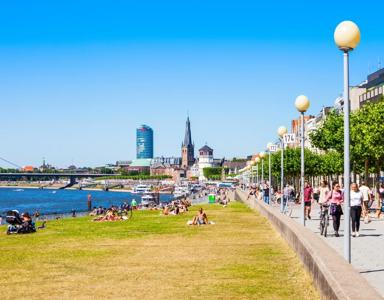 Düsseldorf mit Kindern - die Rheinwiesen (1)