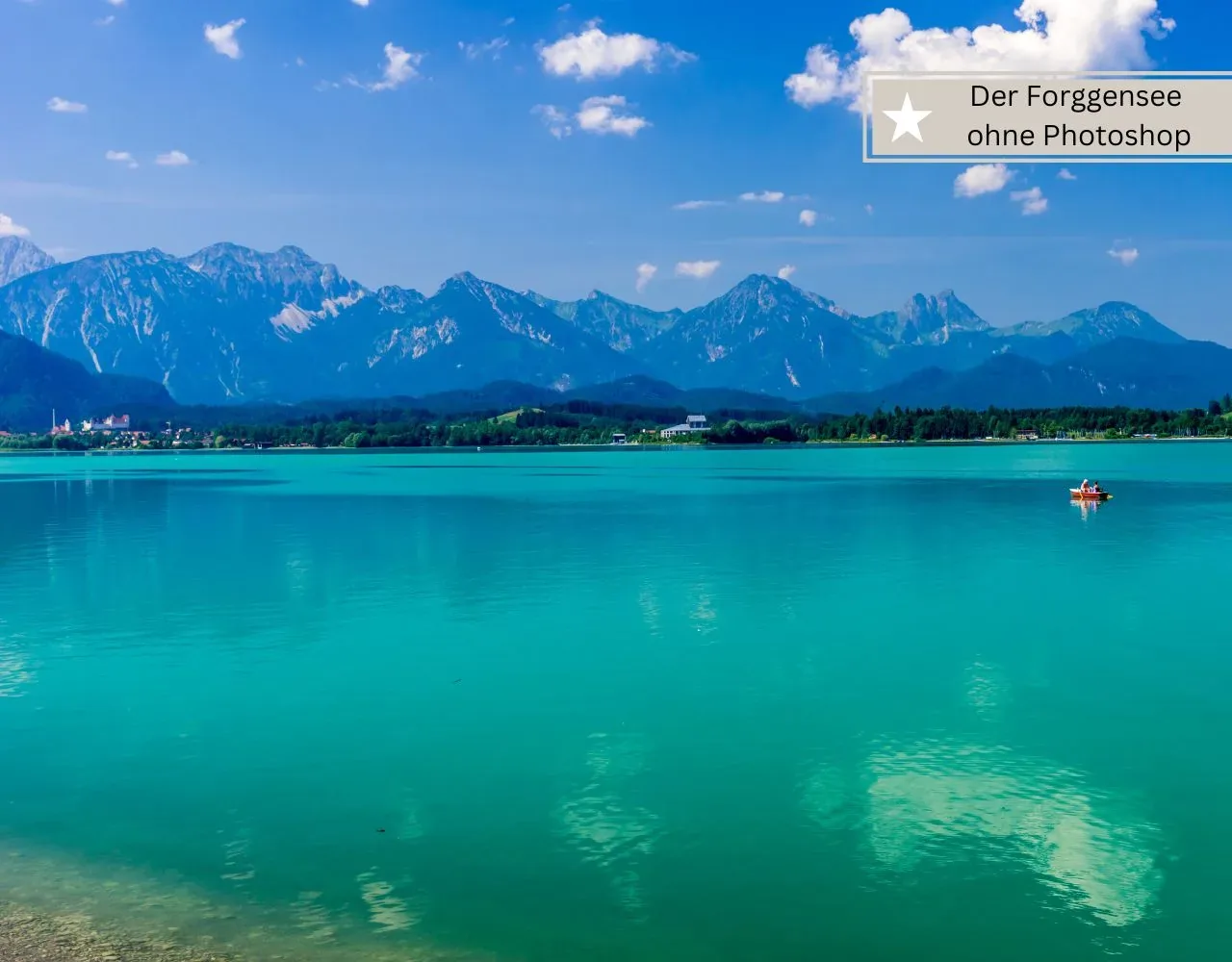 Füssen mit Kindern - Der Forggensee