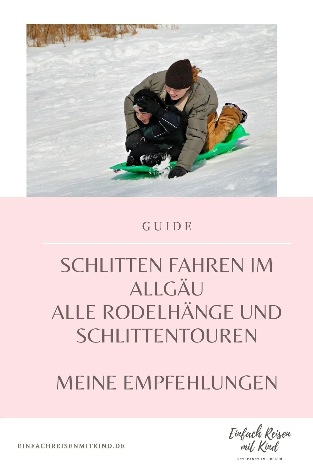 Rodelhänge im Allgäu