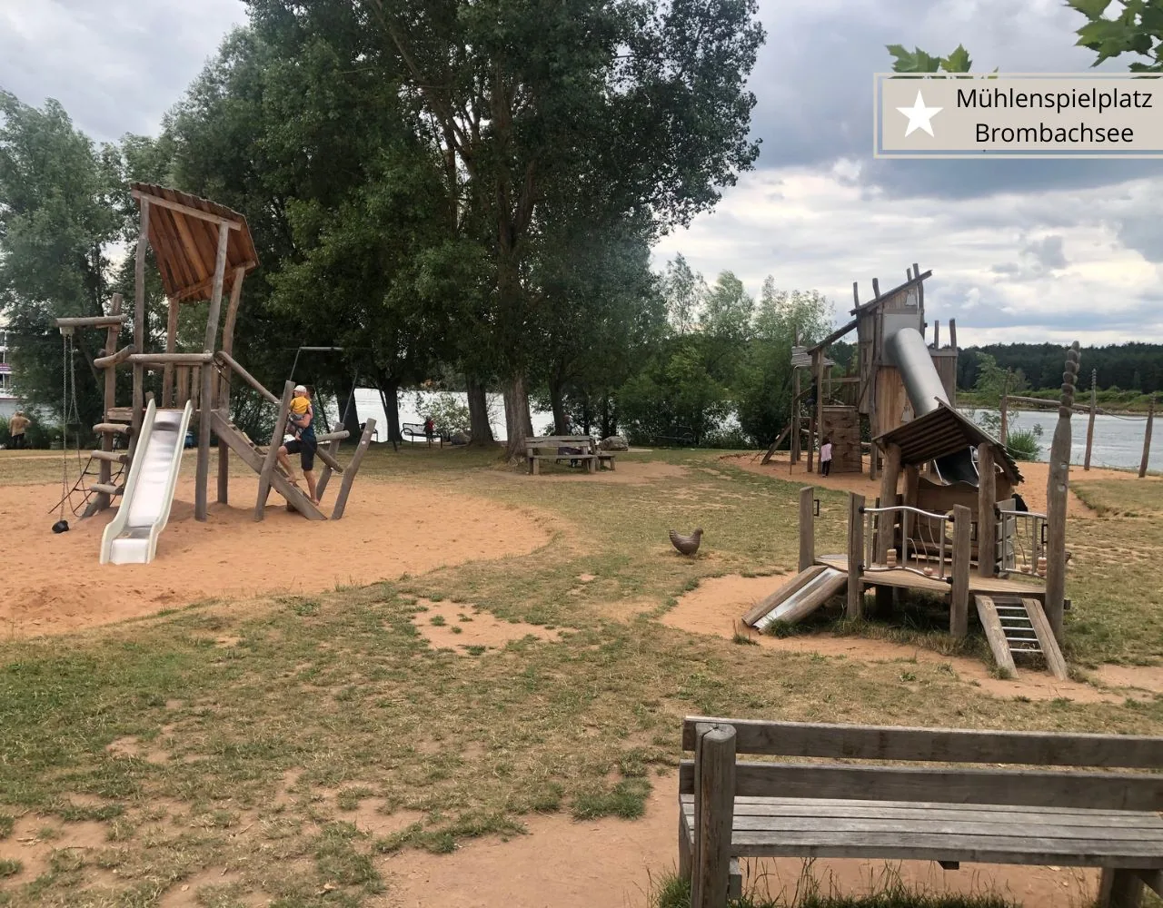 Die Top Spielplätze am Brombachsee - Der Mühlenspielplatz am Strandbad Enderndorf