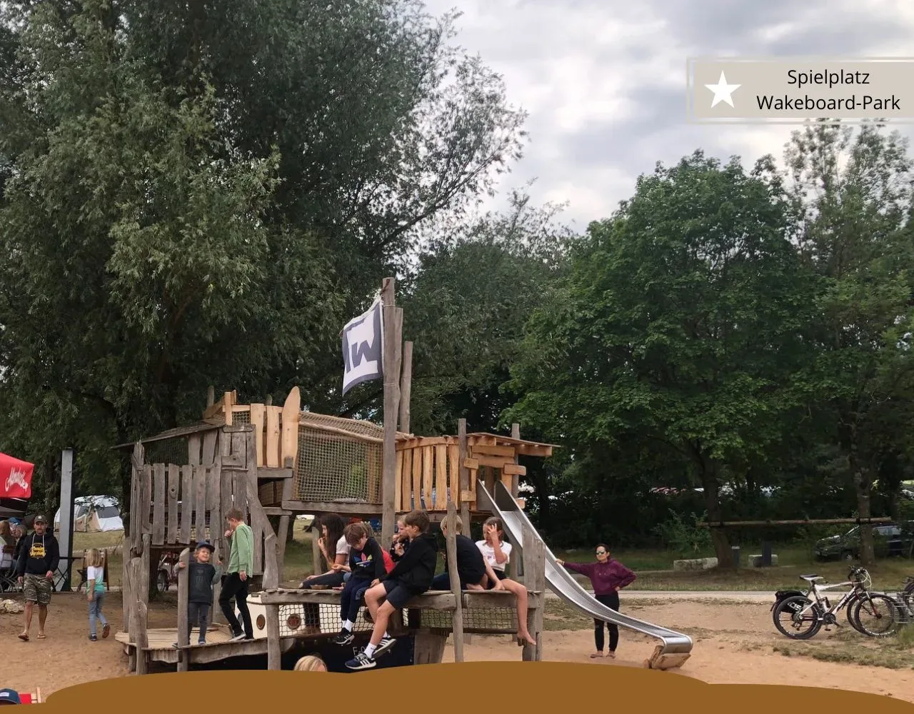 Die Top Spielplätze am Brombachsee - Der Spielplatz am Wakeboard-Park