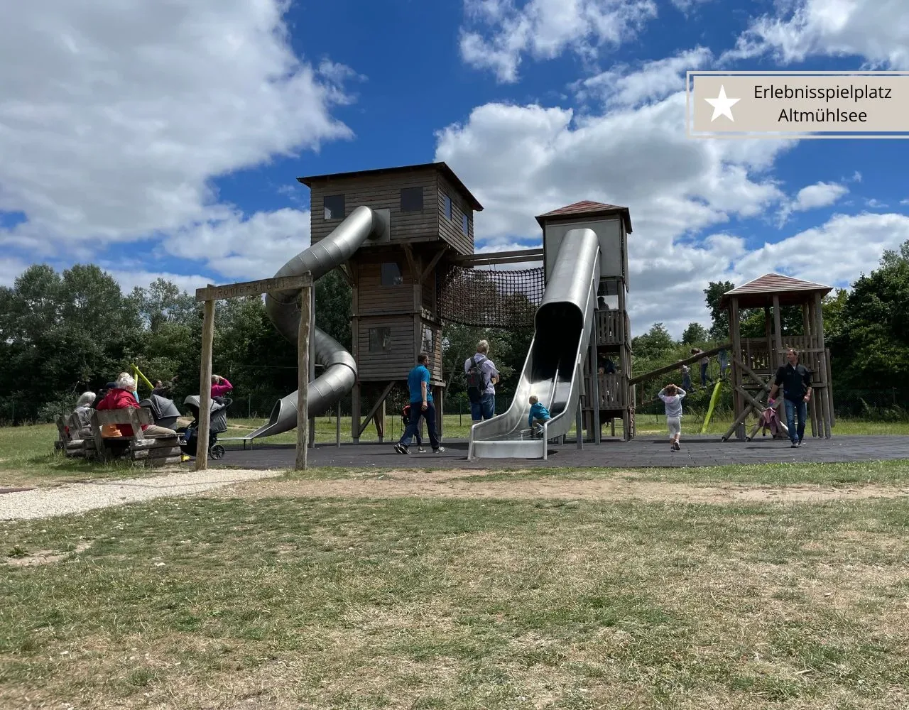Top Spielplätze am Altmühlsee - Erlebnisspielplatz Seezentrum Wald