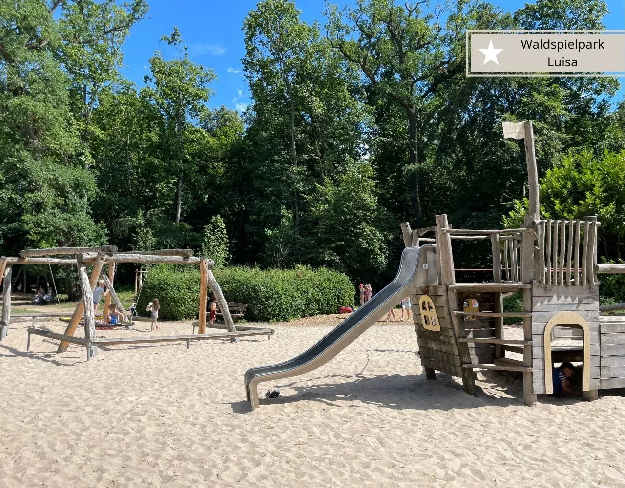 beste Spielplätze in Frankfurt - Spielplatz Luisapark