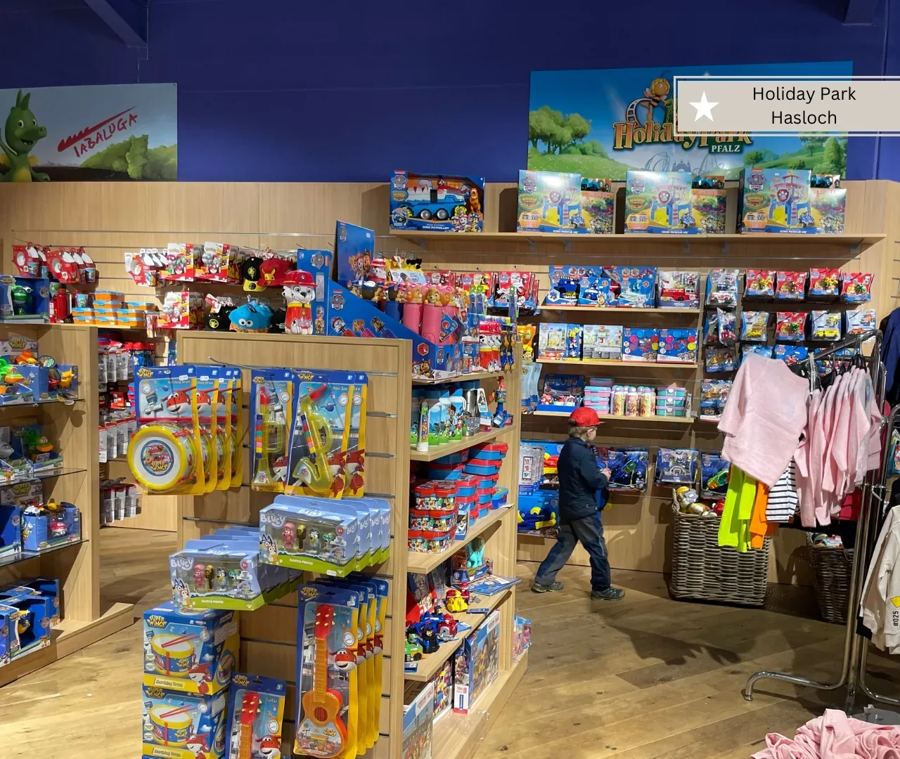 Freizeitpark für Kleinkinder - Holiday Park mit viel Merchandising