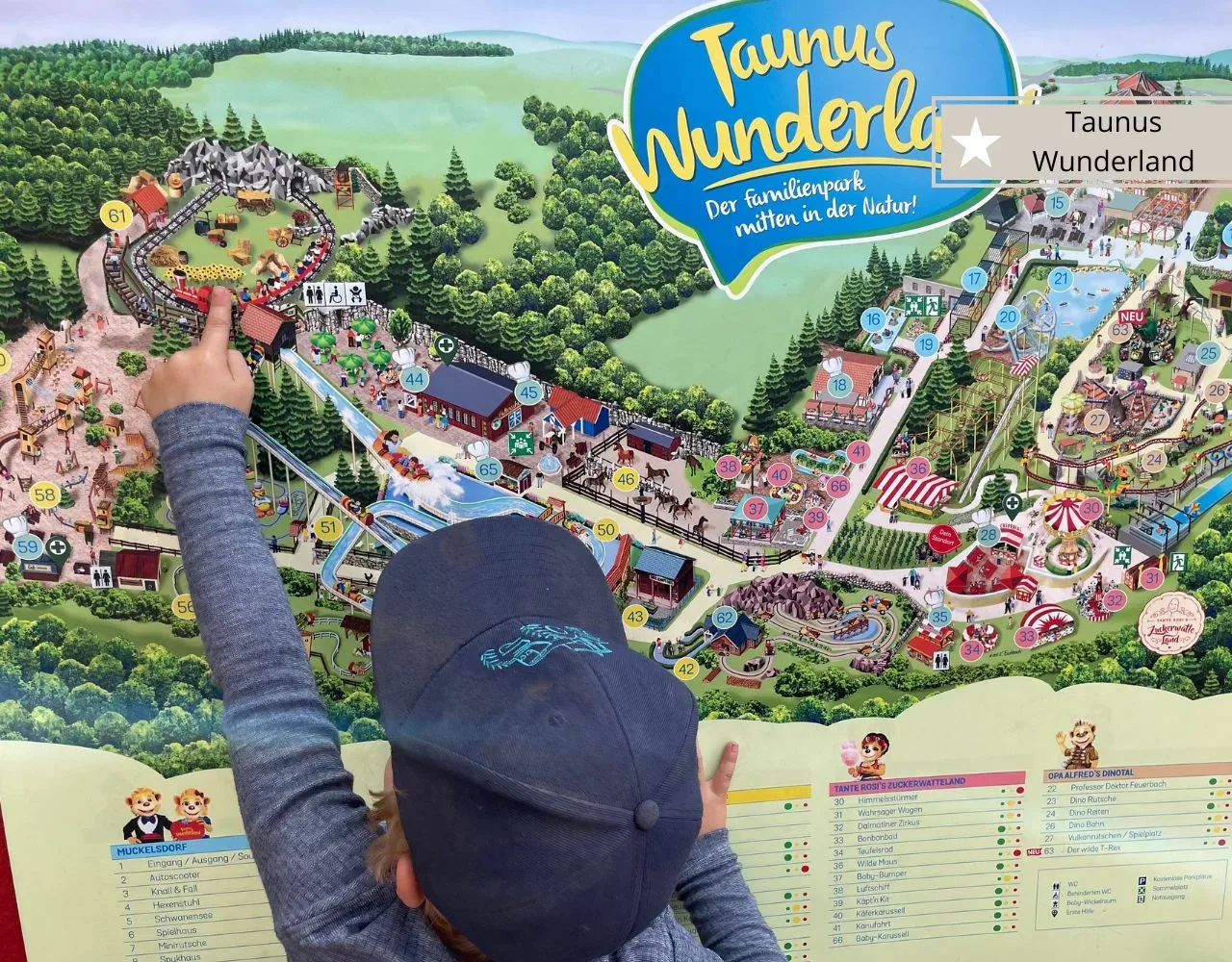 Taunus Wunderland - Der Parkplan