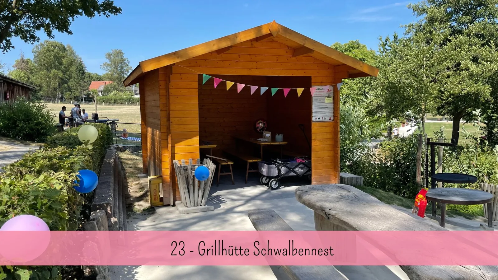 Grillhüttenplan des Freizeitparks Lochmühle in Wehrheim