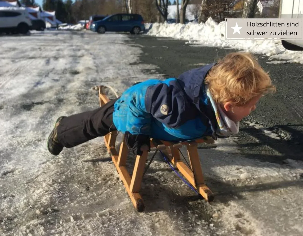 Auf dem Parkplatz Oberreifenberg am Feldberg
