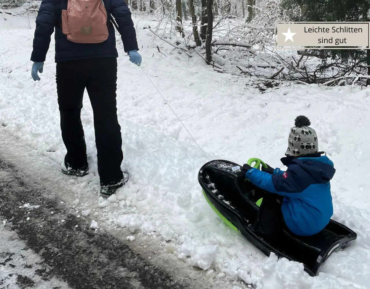 Rodeltour auf den Feldberg von Oberreifenberg