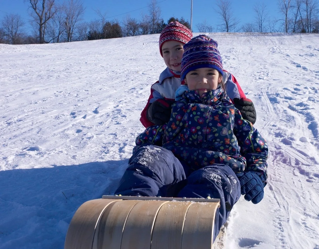 Wo kann man in Hessen im Winter Schlittenfahren?