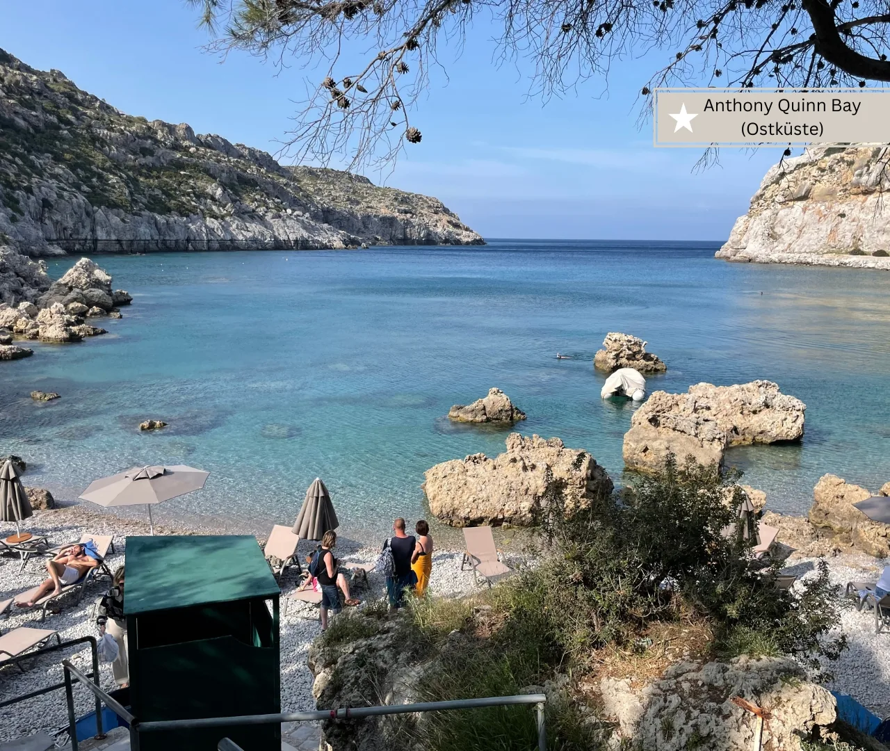 Anthony Quinn Bay – perfekt zum Schnorcheln