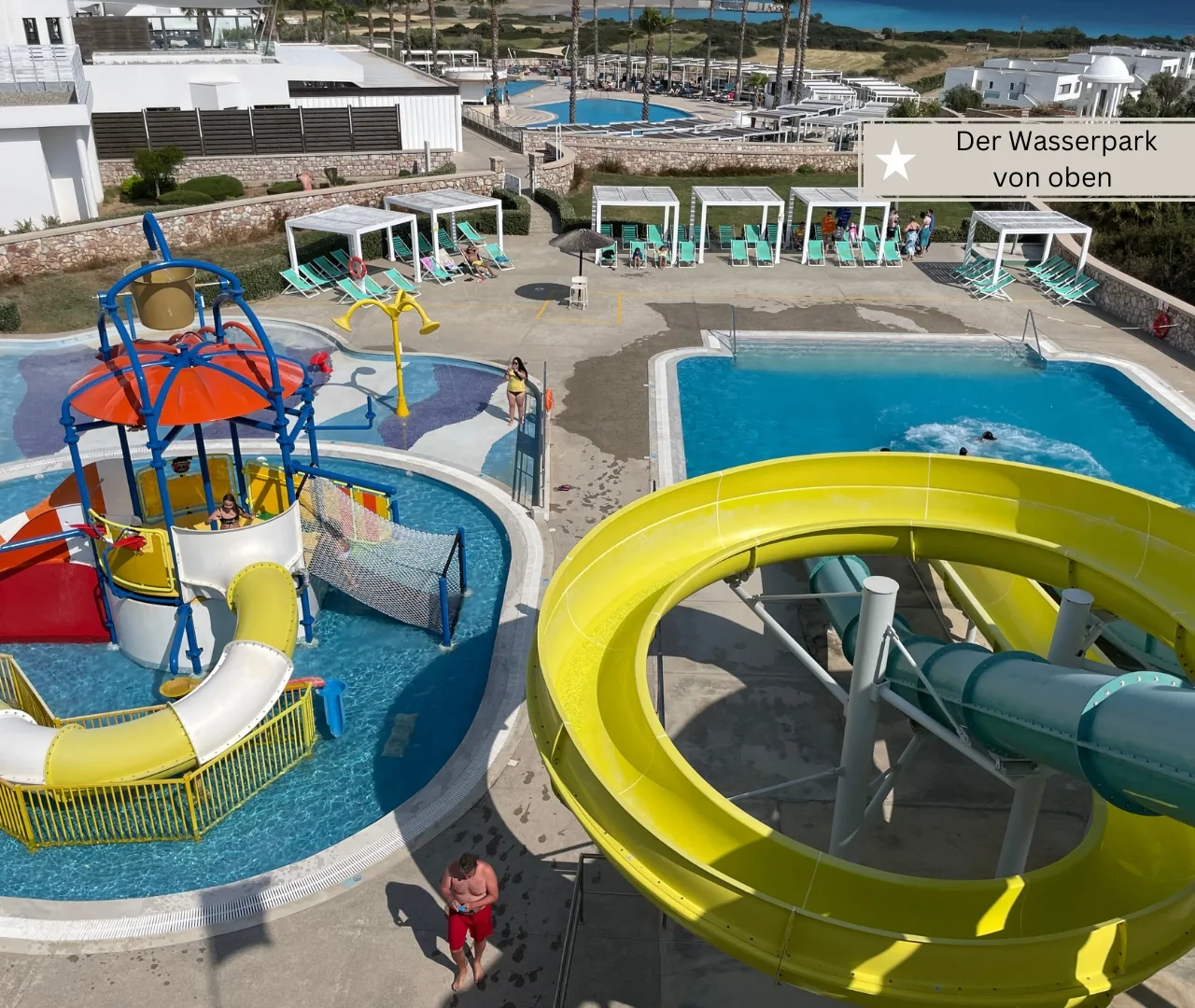 Rutschen von oben im TUI Magic Life Plimmiri