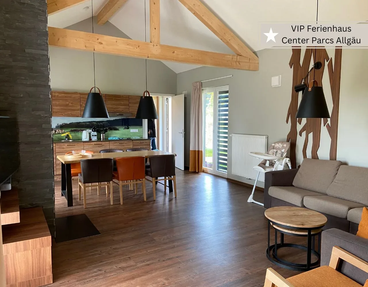 VIP-Ferienhaus mit Kamin im Center Parcs Allgäu