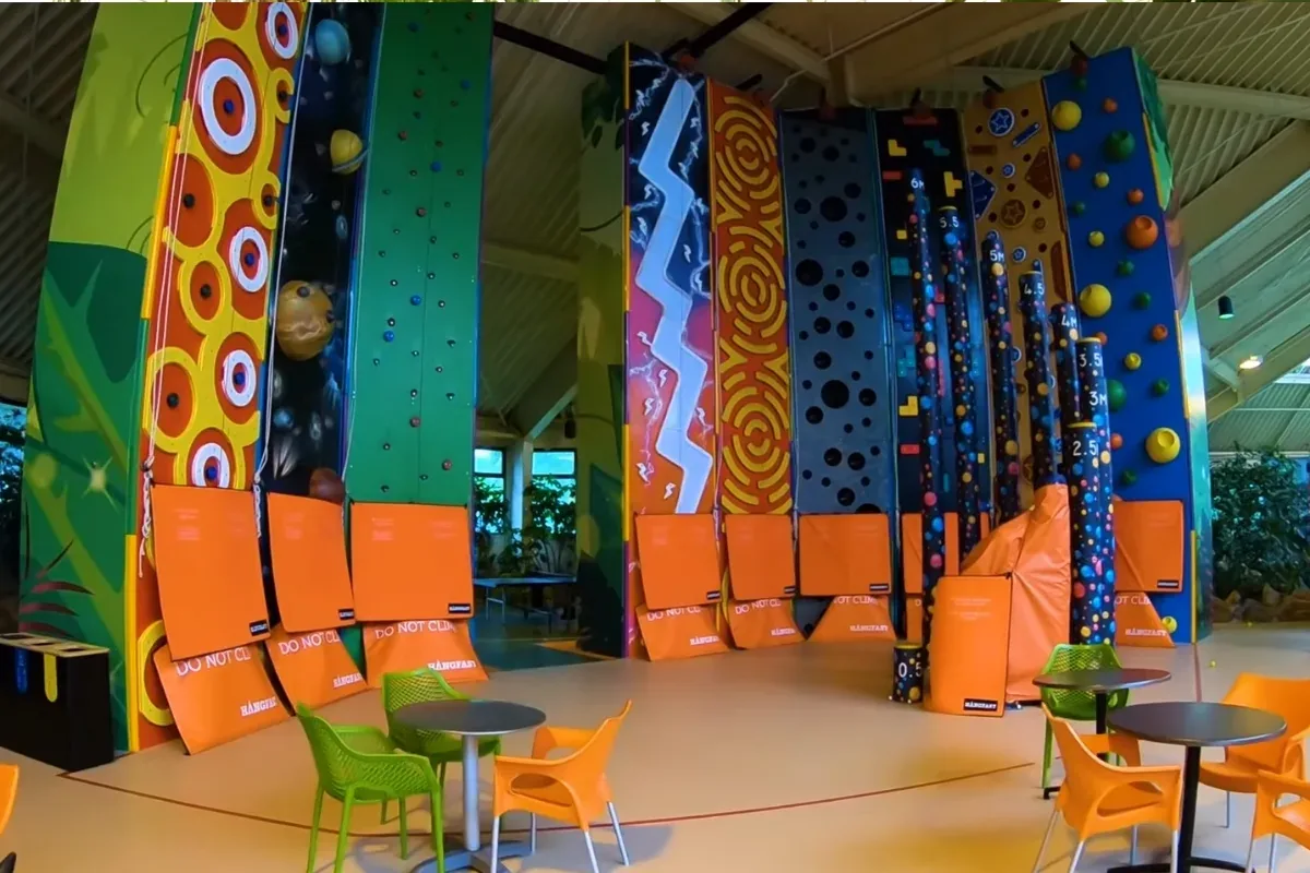 Der Kletterpark im Center Parcs Bispinger Heide