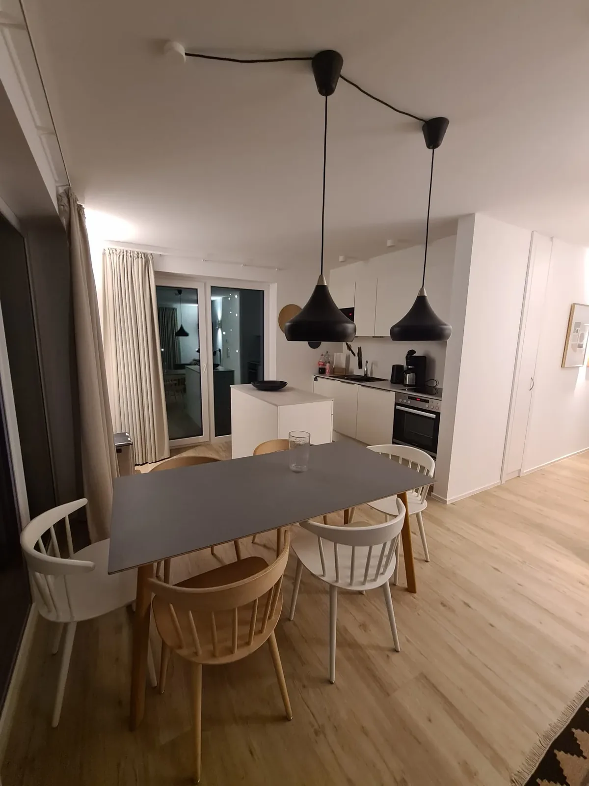 Küche einer Ferienwohnung im Marissa Ferienpark