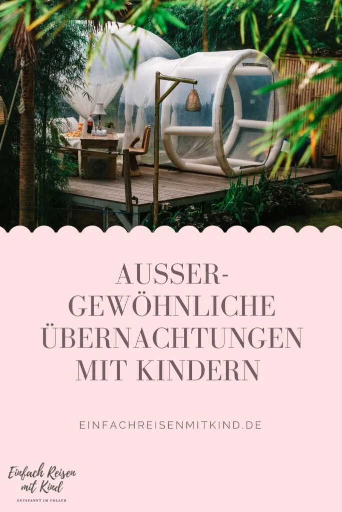Aussergewöhnliche Ferien mit Kindern in Deutschland, Bayern und Westdeutschland