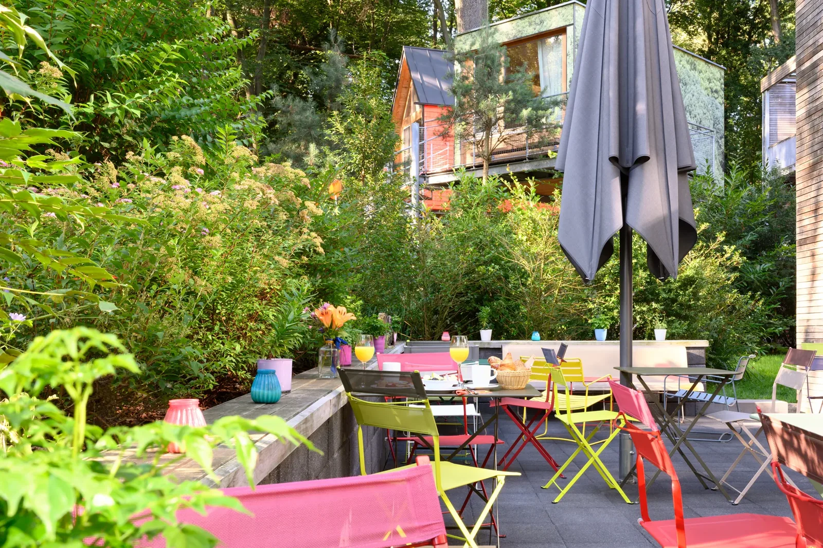 Baumhaushotels in NRW - V-Hotel in Bonn Terrasse