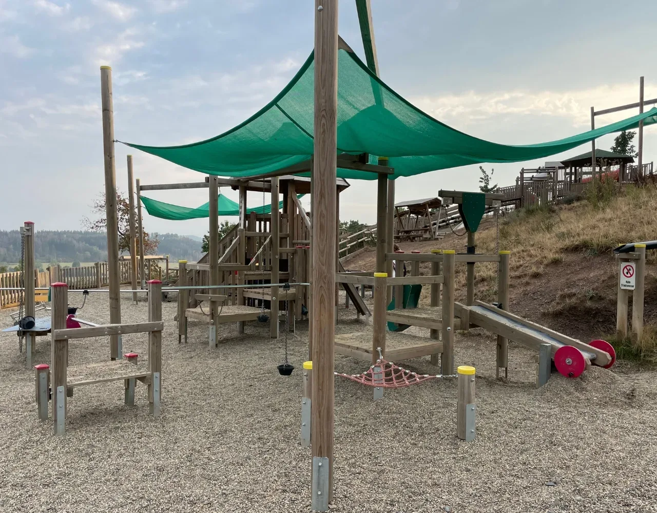 Wasserspielplatz im Center Parcs Hochsauerland