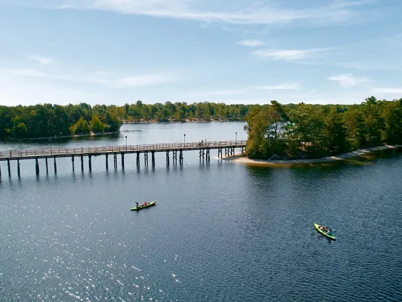 Drittbester Center Parcs in Belgien - De Vossemeren am See