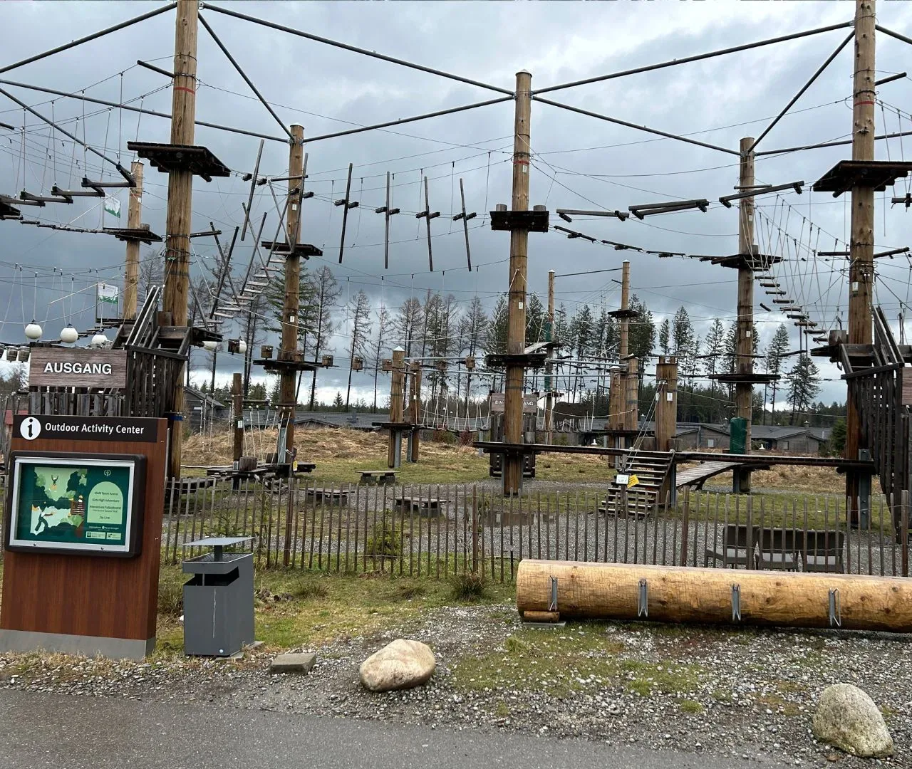 Hochseilgarten im Center Parcs Park Allgäu