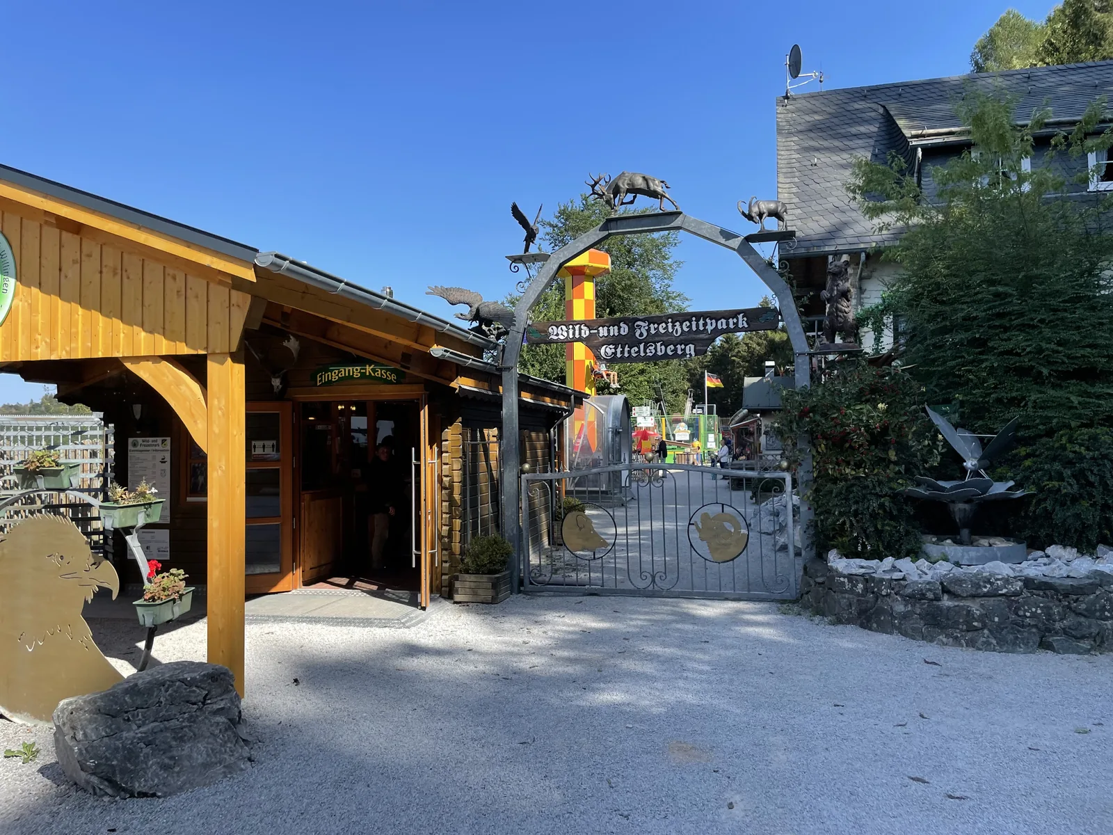 Eingang zum Wild- und Freizeitpark Willingen am Ettelsberg