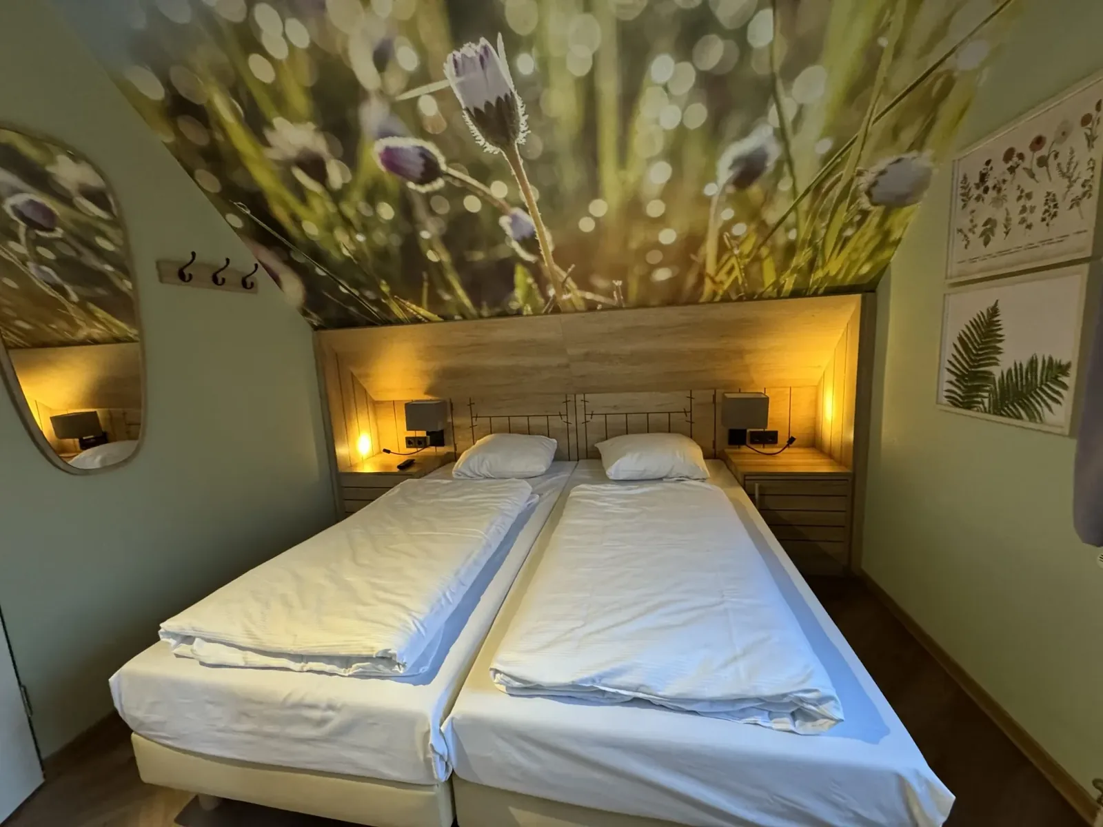 Elternschlafzimmer im Naturwunder-Ferienhaus des Center Parcs Eifel
