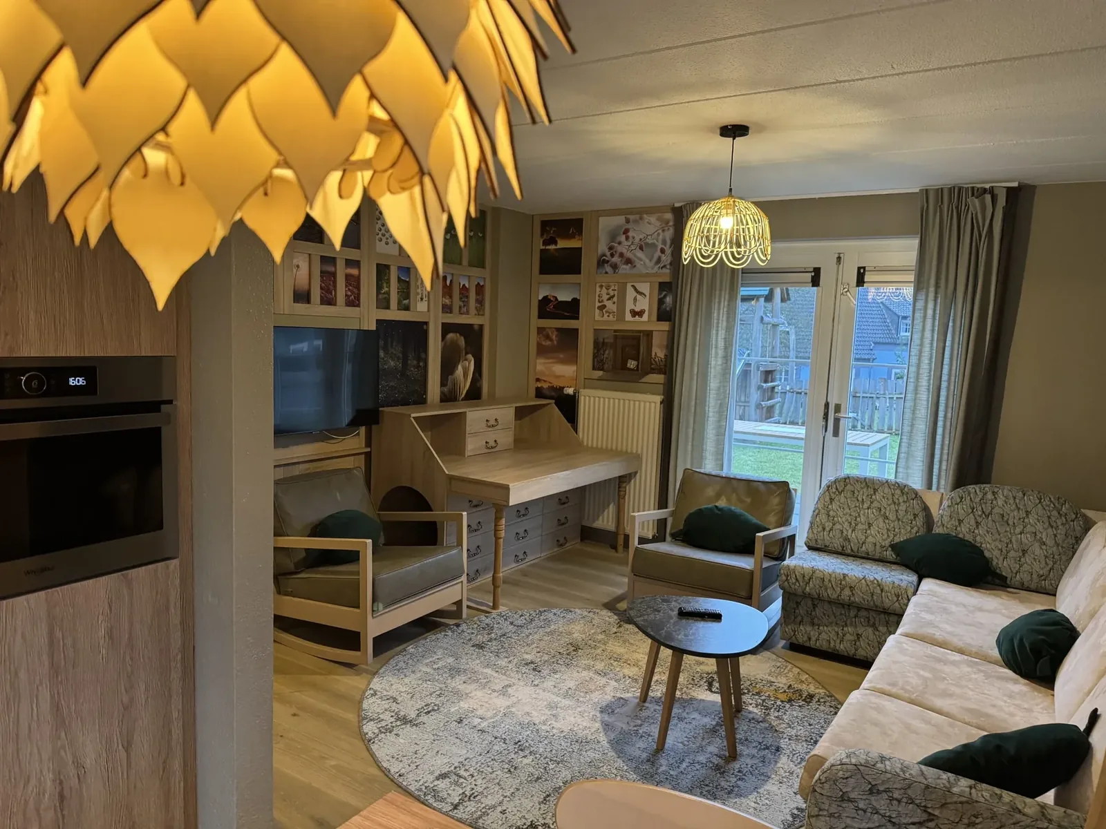 Wohnzimmer im Naturwunder-Ferienhaus des Center Parcs Eifel