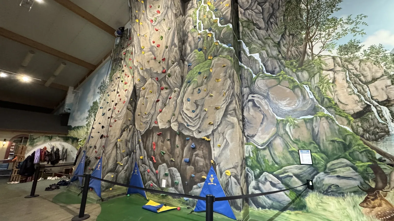 Kletterwand im Landal Sonnenberg