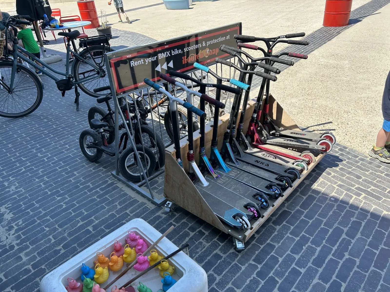 Stuntscooter für den Pumptrack
