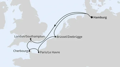 AIDAprima mit Kindern Nordsee