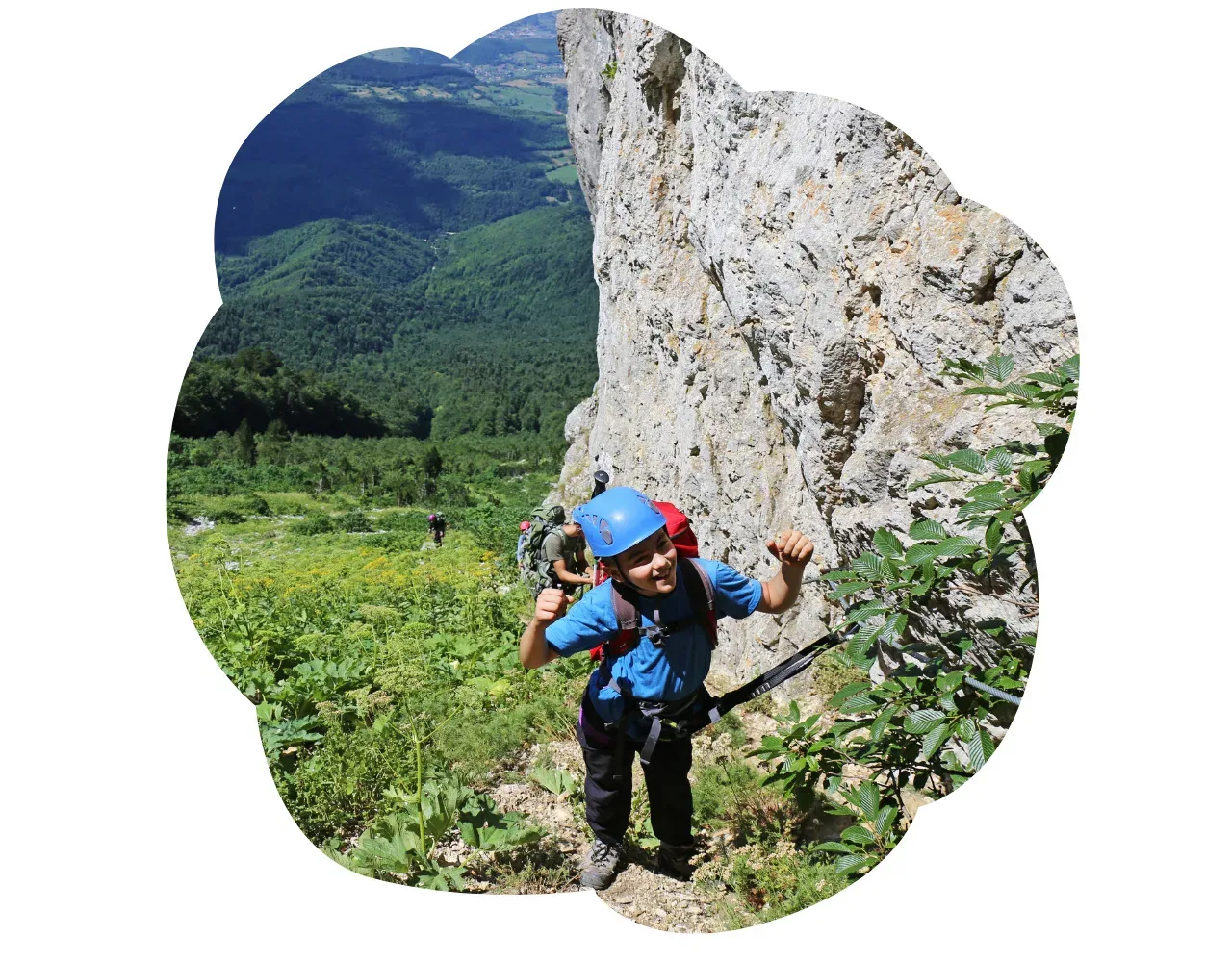 Klettersteig mit Kinder im Allgäu