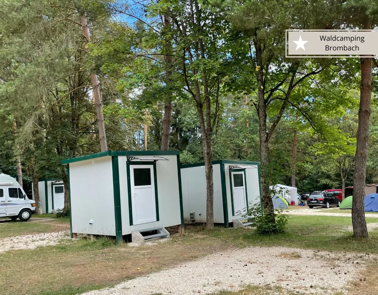 Mobilehomes ideal für einen Kurztrip mit Kindern zum Glamping an den Brombachsee