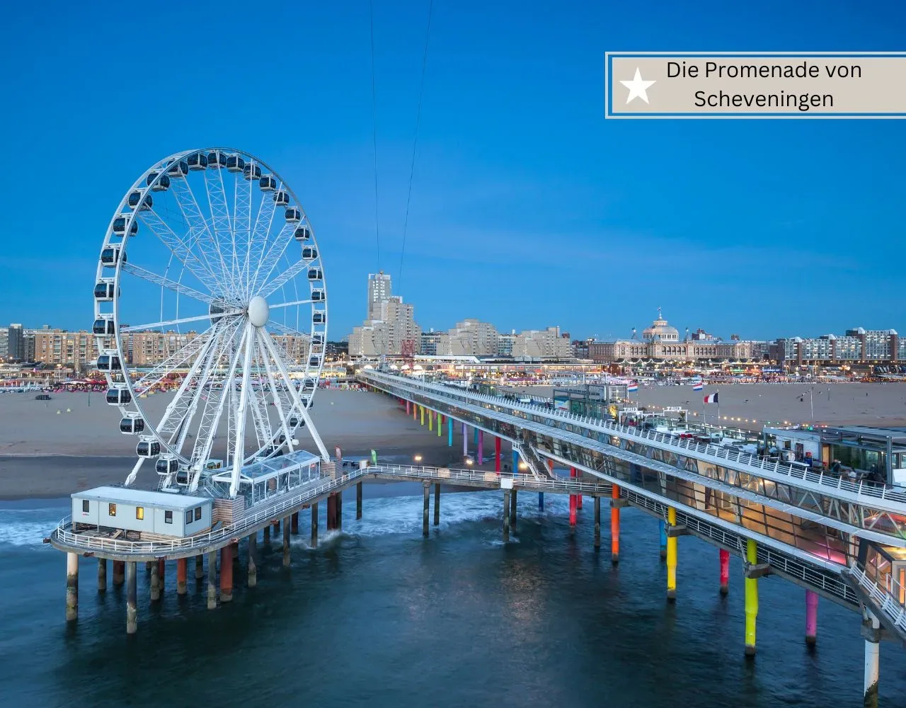 Familienurlaub am Strand von Scheveningen- Die Promenade von Scheveningen
