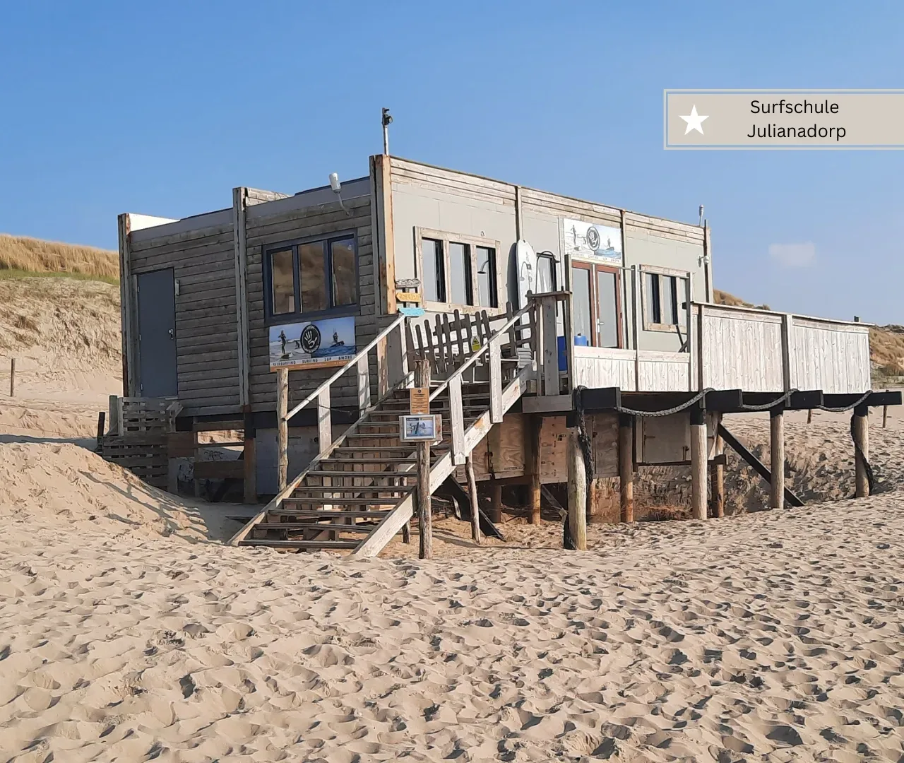 Strandhäuschen Julianadorp und Umgebung mit Surfschule
