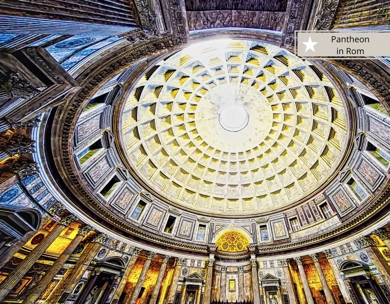 Panttheon Rom mit Toller Kuppel - eine Sehenswürdigkeit für Kinder