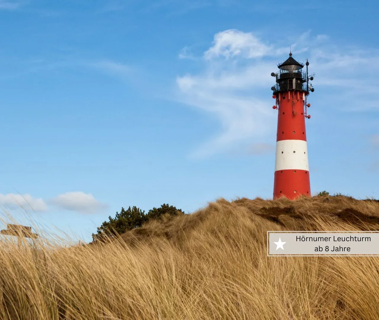 Ausflugsziele mit Kindern auf Sylt - Hörnumer Leuchturm ab 8 Jahren im Süden von Sylt
