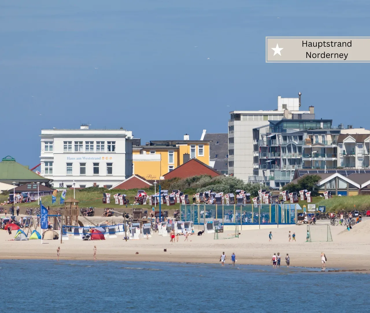 Familienurlaub an der Nordsee - Hauptstrand Norderney