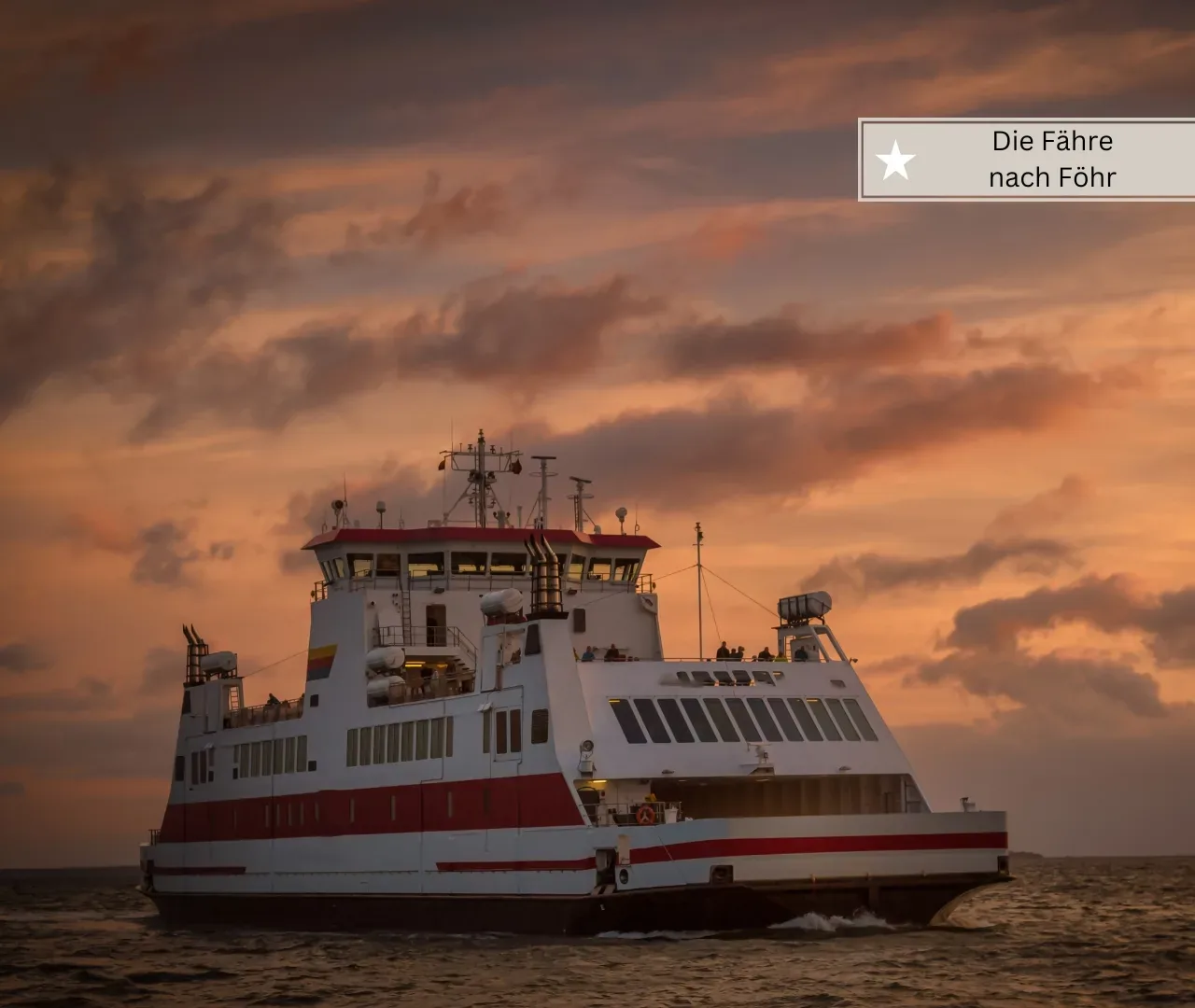 Familienurlaub an der Nordsee - die Fähre nach Föhr