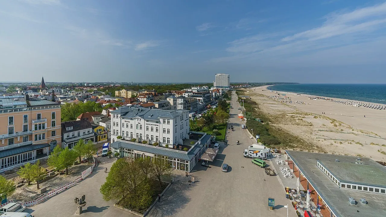 Rostock Ausblick vom Leuchtturm