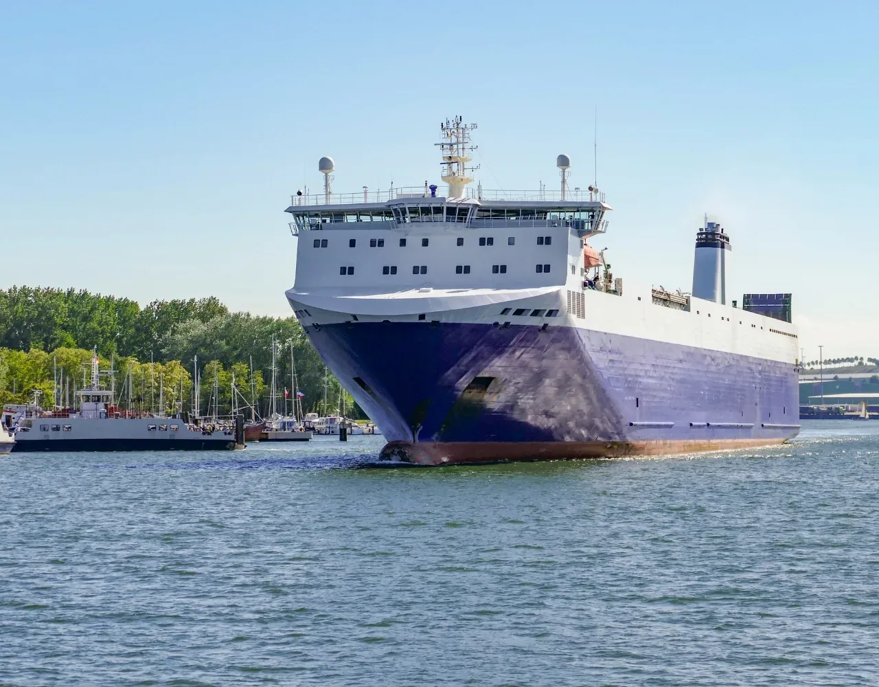 Travemünde mit Kindern - Schiffe gucken