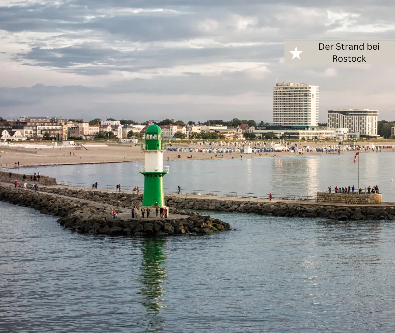 Warnemünde und Rostock mit Kinder - der Strand
