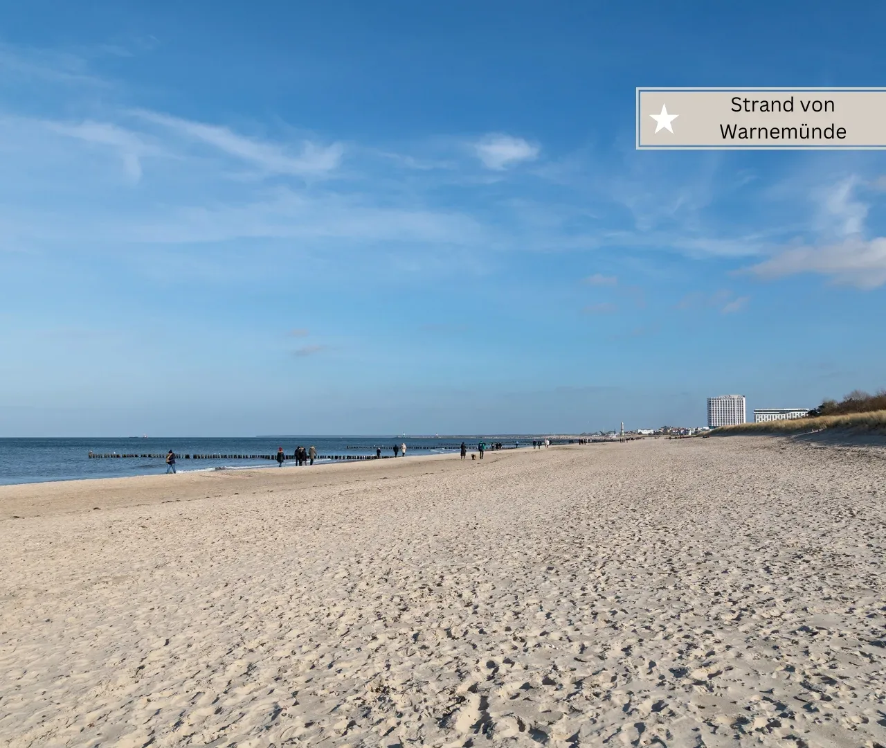 beste Ostseestrände für Familien - Strand von Warnemünde