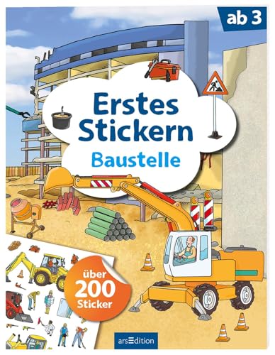 Erstes Stickern Baustelle