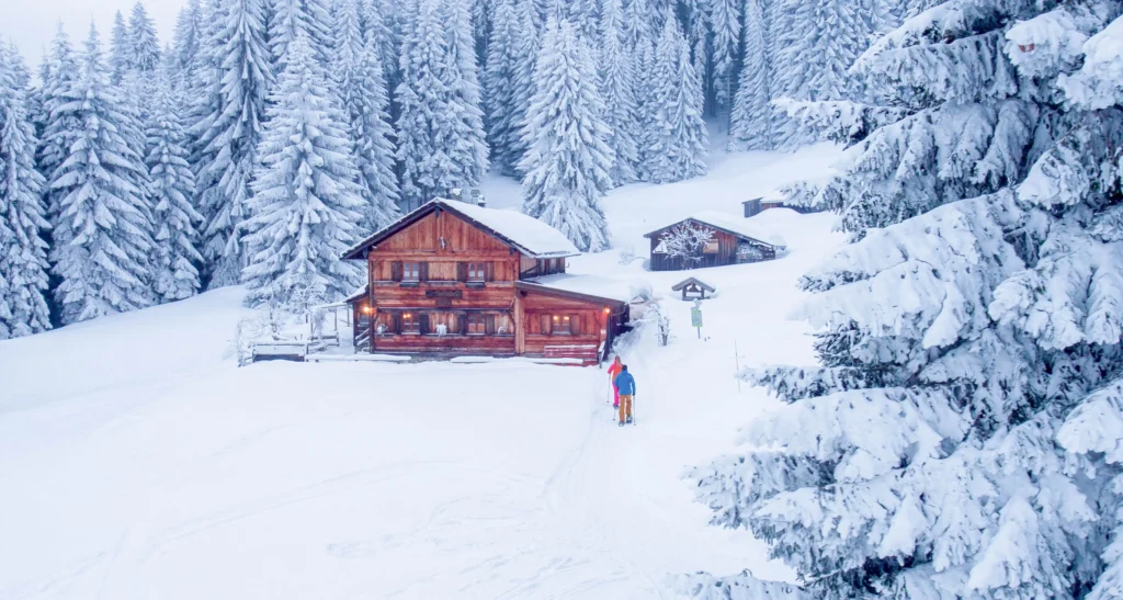 Ausflugslokale mit Kindern im Ostallgäu - Grundhütte bei Pfronten im Winter