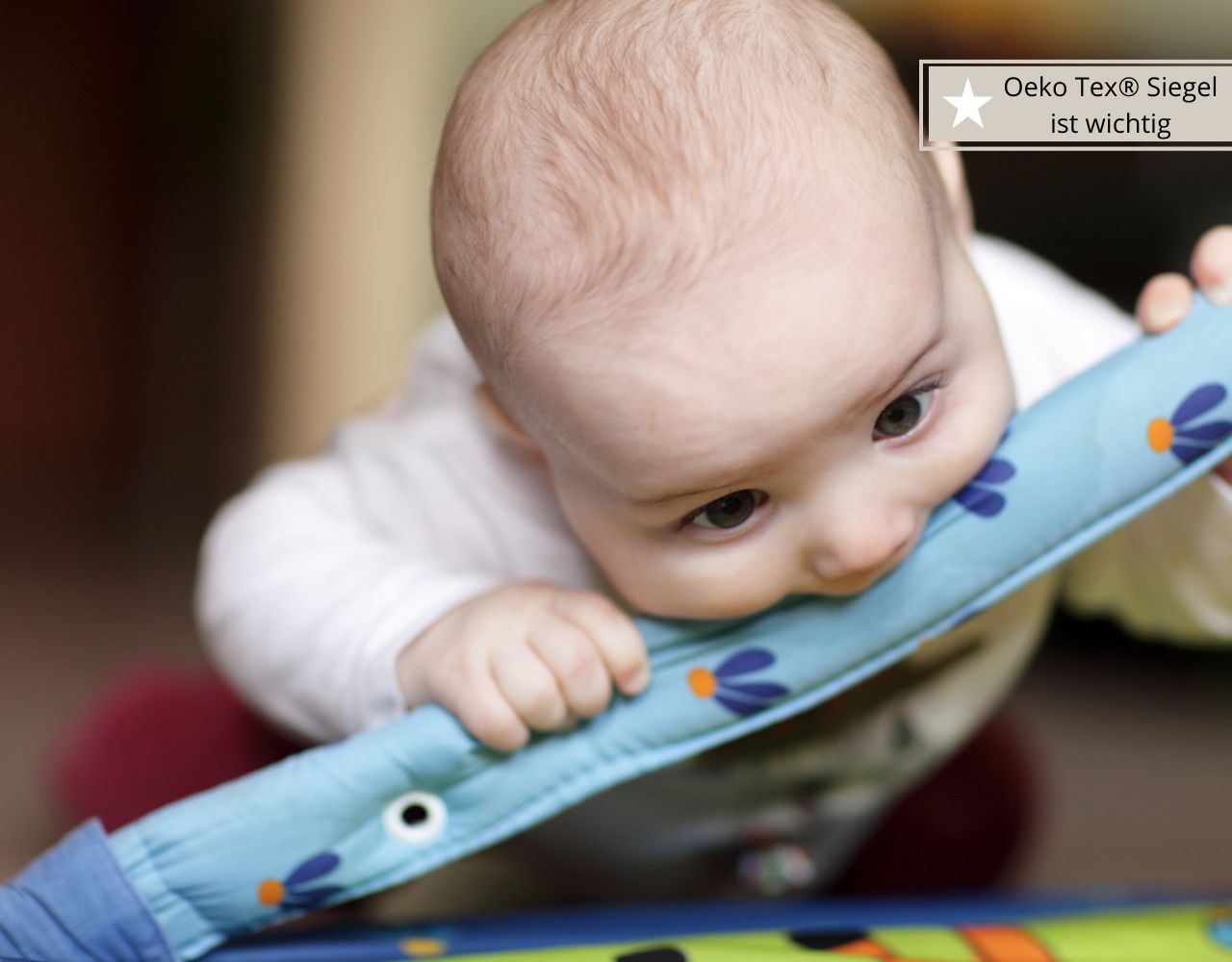 Activity Decken für Babys im Urlaub mit Oeko Tex® Siegel