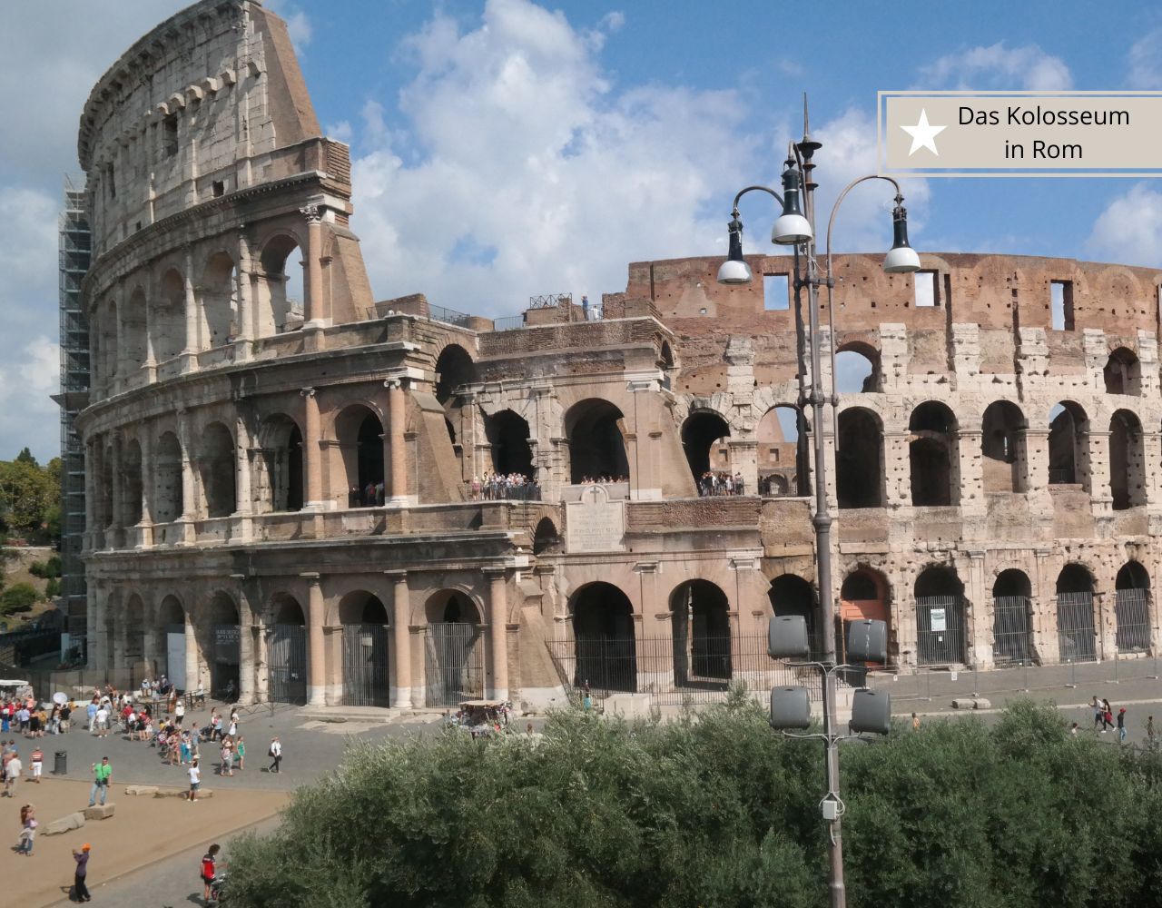 Das Kolosseum ist ein tolle Sehenswürdigkeit für Kinder in Rom