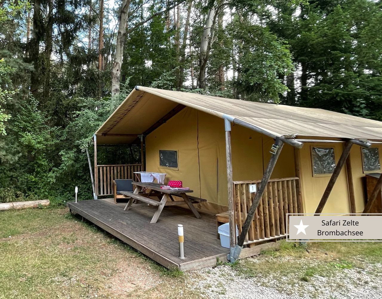 Waldcamping Brombachsee -Safarizelte Luxus