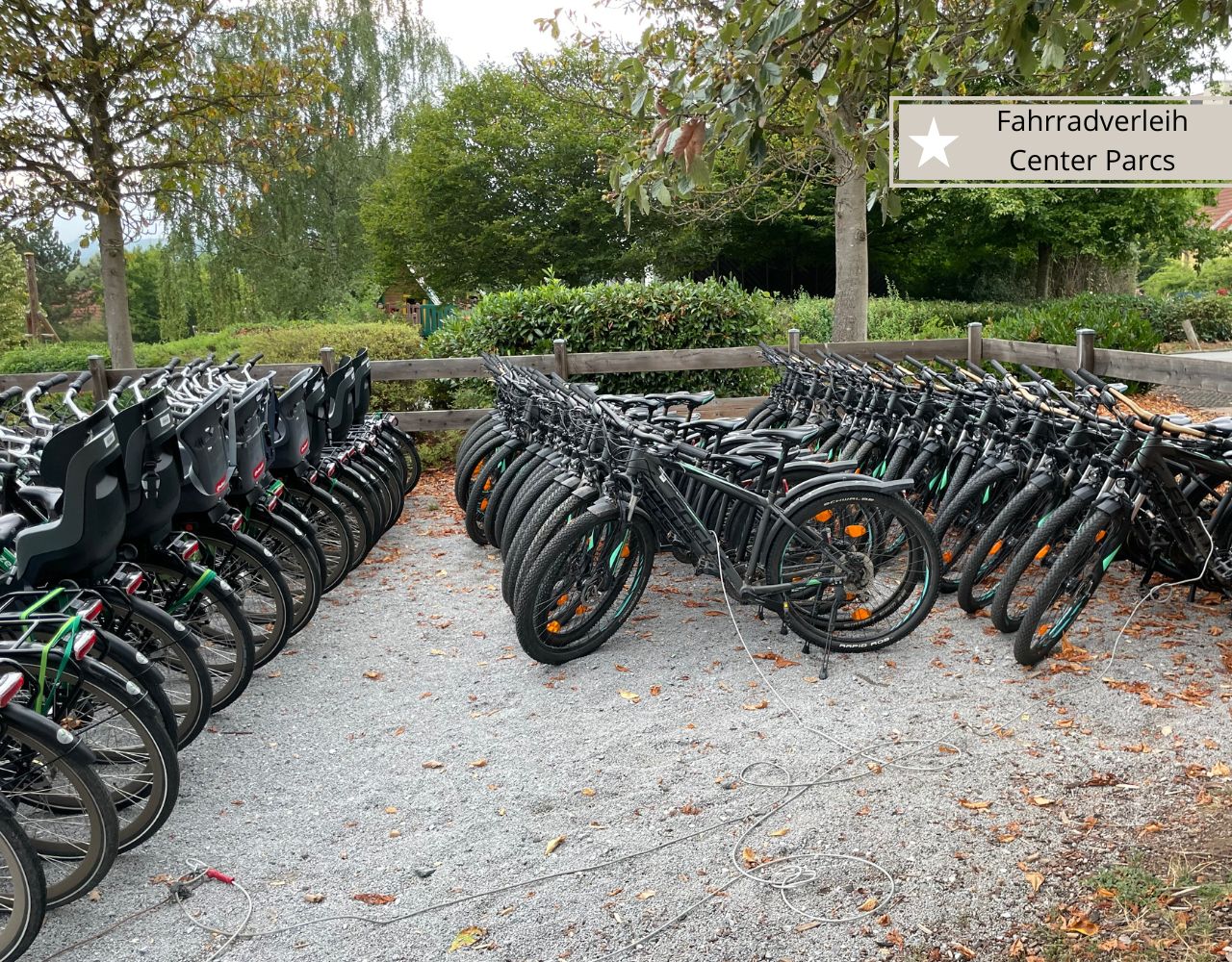 Center Parcs Hochsauerland - der Fahrradverleih ist ein Pluspunkt