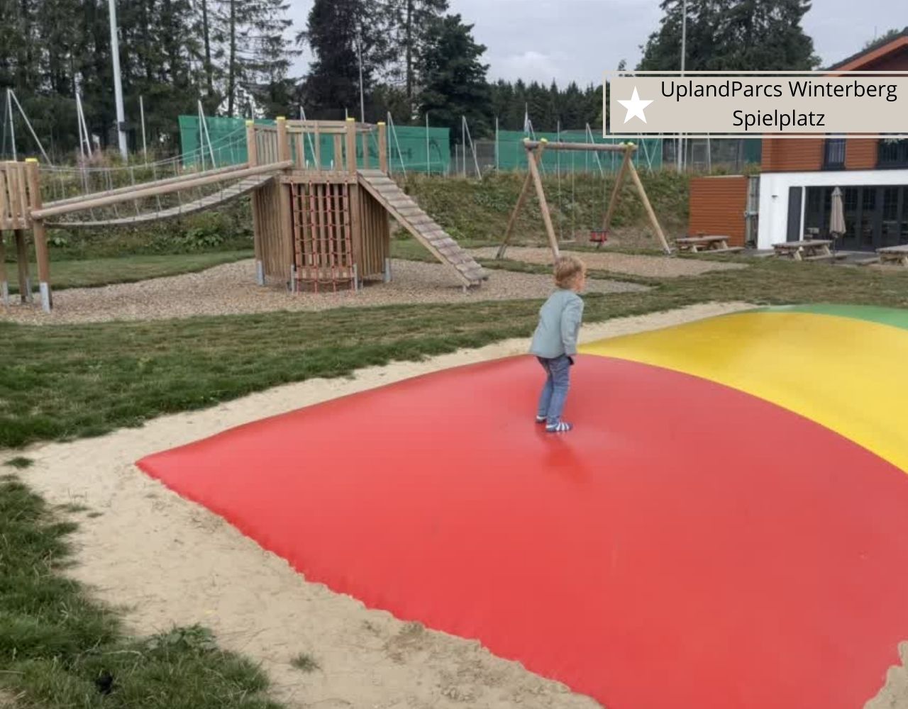 Ferienparks in Winterberg -Uplandparcs mit Spielplatz für kleine Kinder