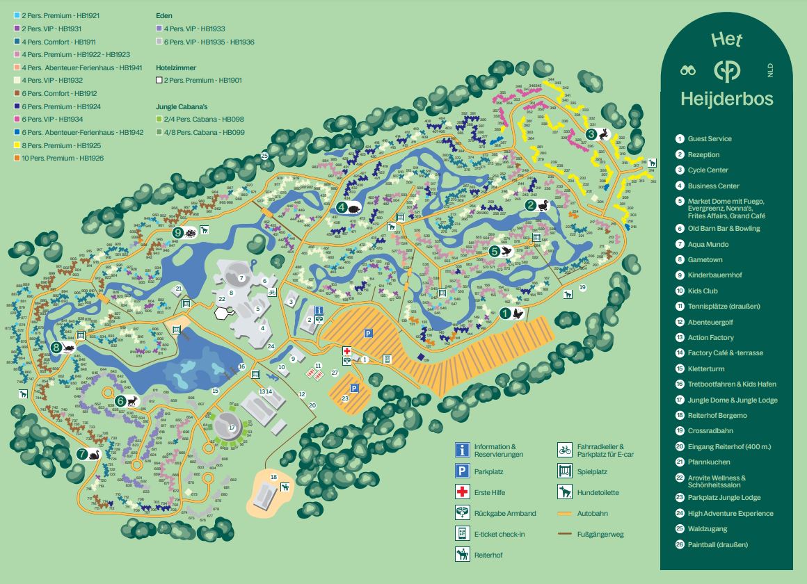 Parkplan Het Heijderbos